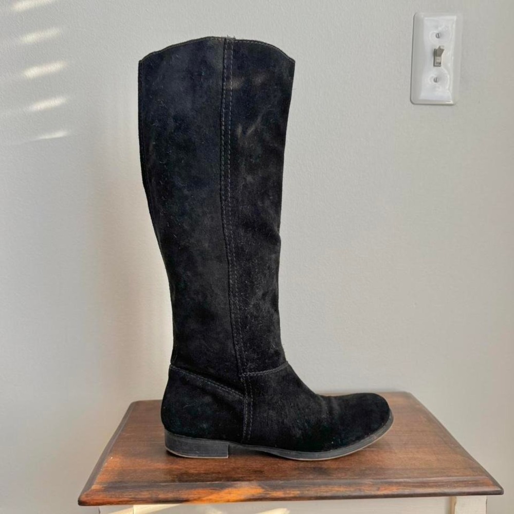 Black Suede Boot 9.5 Nine West